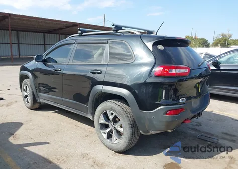 2015 Jeep Cherokee Trailhawk из США, поврежденный, VIN 1C4PJMBS0FW716923